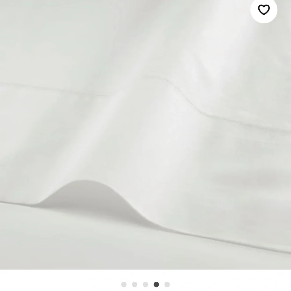 IKEA White Bedding Sheet Set